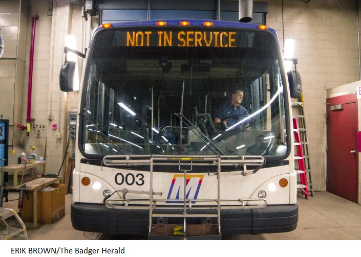 Bus in Bus Barn